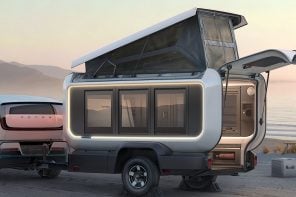 Honda enters modular camper market with lightweight, solar-powered trailer
