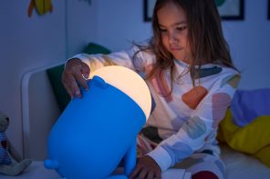 IKEA GREJSIMOJS Dog Lamp Dims When You Hold Its Head for Bedtime