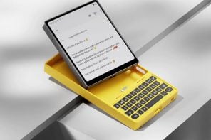iKKO MindOne Snap-In Case Turns a Card-Sized Phone into a Pocket Writer