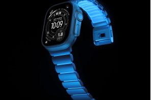 Nomad Icy Blue Glow Stratos Band adds glow-in-the-dark twist to Apple Watch Ultra