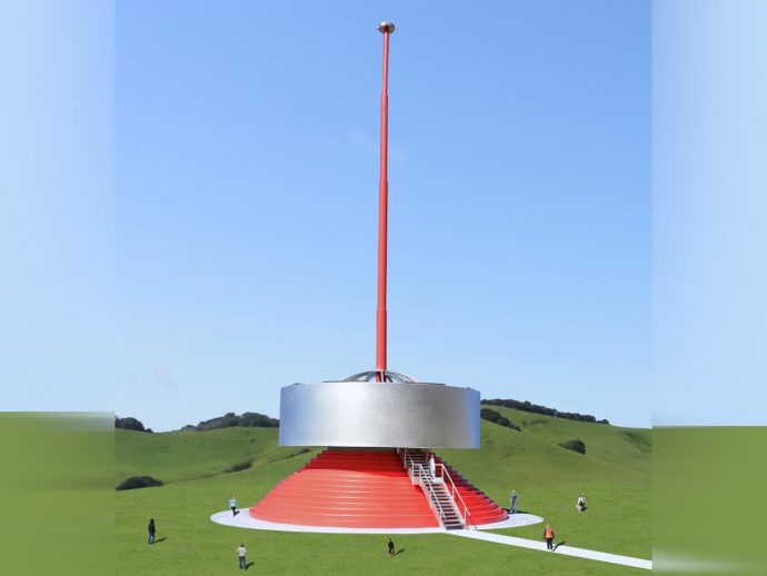 Observation Pavilion Sends a Camera Up While You Stay on the Ground