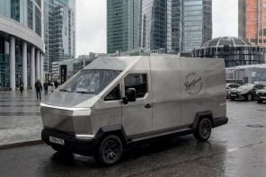 Russo-Balt F200 electric van looks like Cybertruck’s beefed-up sibling