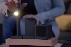 The Ultimate 8‑in‑1 Desk Organizer Puts Wireless Charging, Speakers, and Lighting on One Magnetic Wood Base