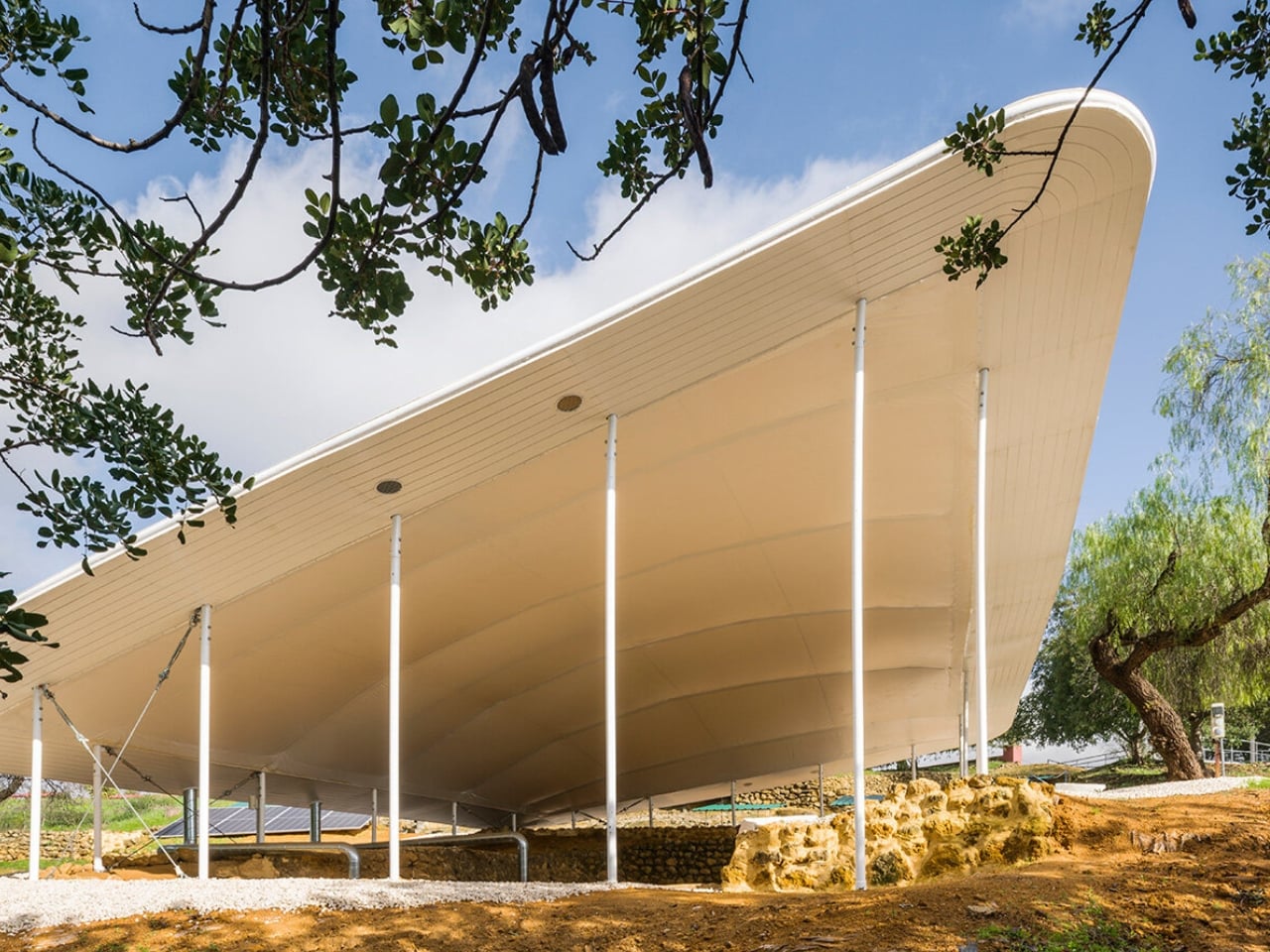 This 3D-Printed Roof Is Saving 2,000-Year-Old Roman Tombs - Yanko Design