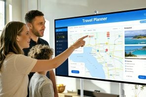 This 55-Inch Smart Calendar Has Wheels and Runs Your Entire Home