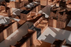 This Airport Lounge Turned Mondrian’s Boogie-Woogie into Wood Islands