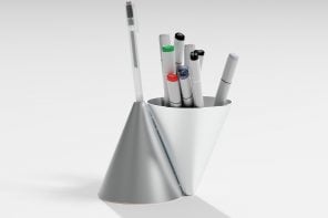 This Bauhaus Pen Holder Has 2 Cones: One for Chaos, One for THE Pen