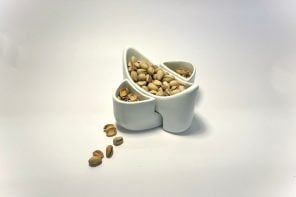 This Ceramic Bowl Has Secret Compartments for Pistachio Shells