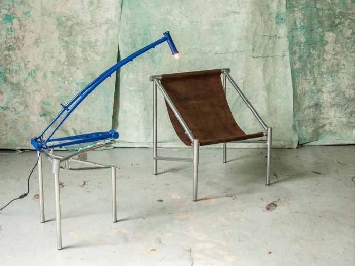 This Designer Turns Abandoned Bikes Into Museum-Worthy Furniture