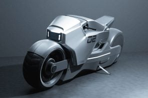 This dual mode bike turns into a snowmobile for practical all-terrain mobility