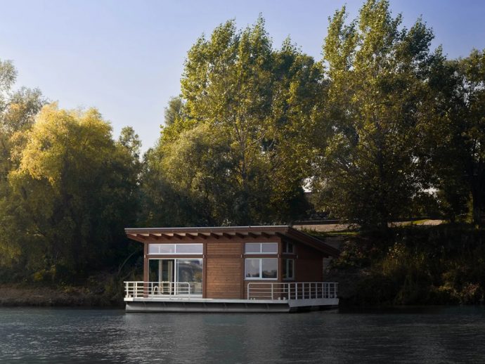 This Floating River Cabin in Serbia Is Our Dream Weekend Escape