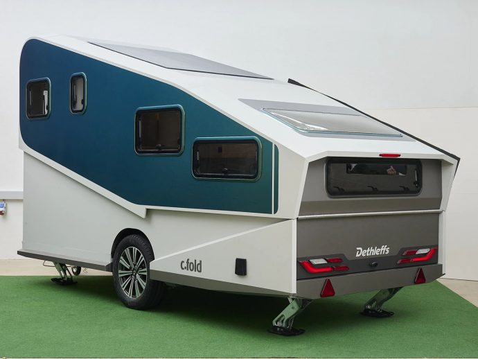 This Interesting pop-up caravan increases towing EV’s range by up to 100 km