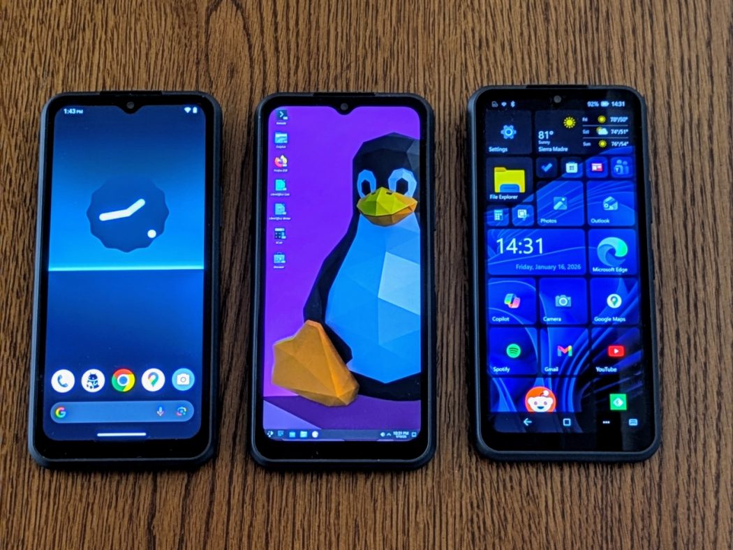 This Phone Runs Android, Linux, and Windows to Replace 3 Computers ...