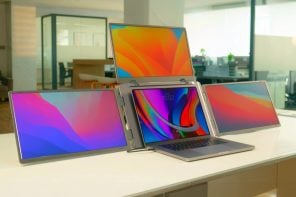 Forget a Second Screen, This $799 Portable Monitor Adds Three 18.5-Inch Displays to Your Laptop