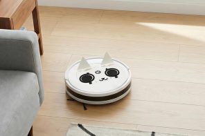 3D-Printed Faces for Robot Vacuums Get Messy Every Time They Bump