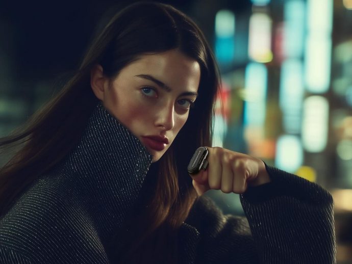 Smart Ring With A Built-in Screen Also Doubles As An AI-Assistant Pendant Wearable
