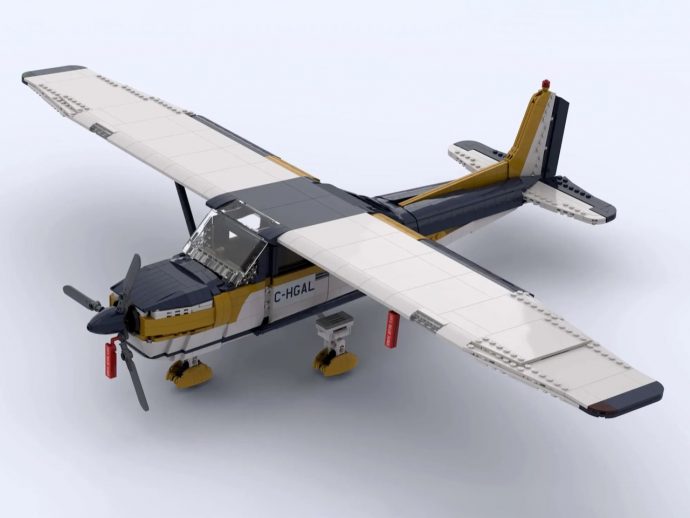 Cessna 172 (The Most Manufactured Plane in History) Just Got Immortalized in 2,000 LEGO Bricks