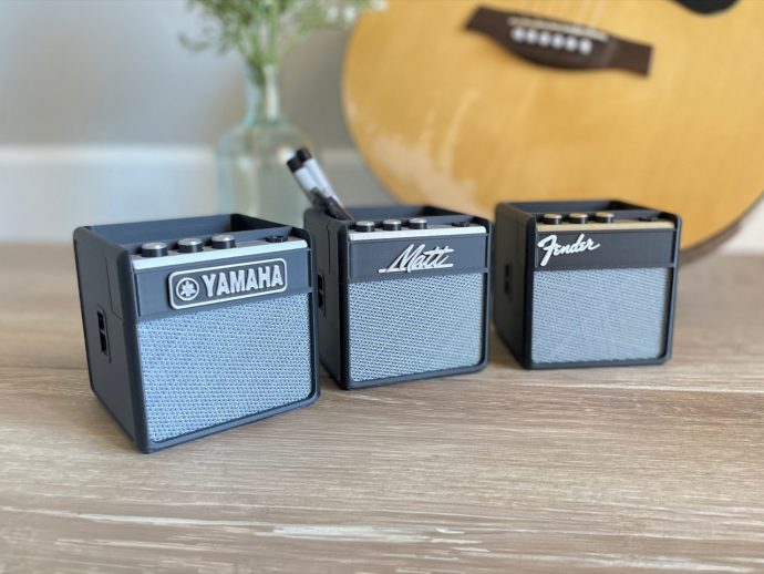 3D-Printed Guitar Amp Desk Organizer Brings Concert Energy to Your Boring Monday Morning