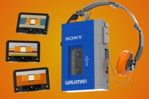 Stunning LEGO Sony Walkman Replica Features a Dockable Cassettes and Wearable Headphones