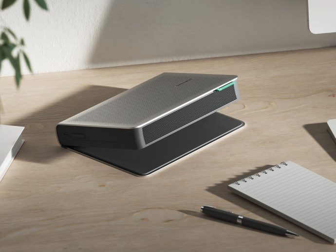 Samsung’s Book-Shaped Air Purifier Concept Gives You A Personal Tabletop Filtered Air Supply