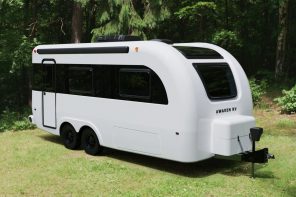 Awaken RV’s MorningStar camper blends dual-hull fiberglass design with all-weather durability