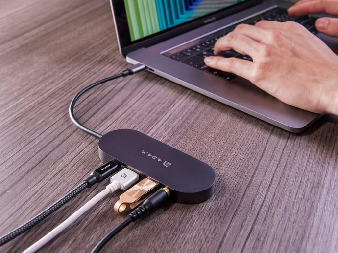 Carrying a USB-C Hub and SSD? ADAM elements Hub S Does Both