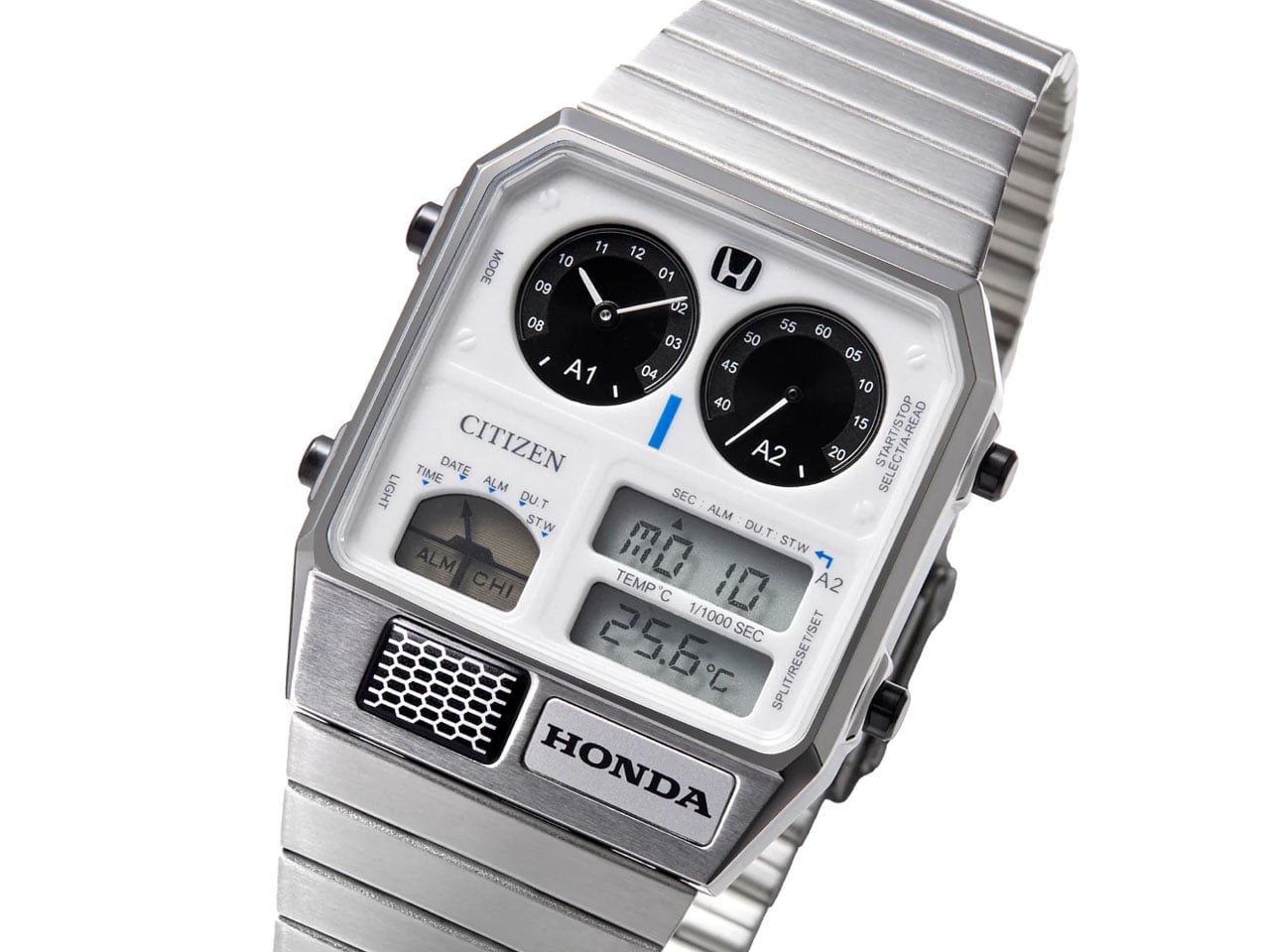 Citizen x Honda Revive Ana-Digi Temp in Prelude style and its easily the coolest car watch of the year - Yanko Design