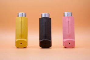 Colorful Inhaler Case Laser-Engraves Names So Kids Aren’t Embarrassed