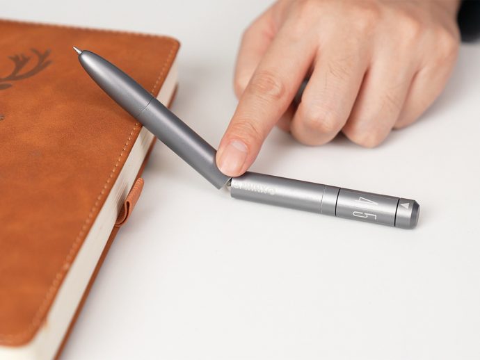 Forget Smart Pens. This Titanium Fidget Pen Writes, Clicks, Spins, and Delights.