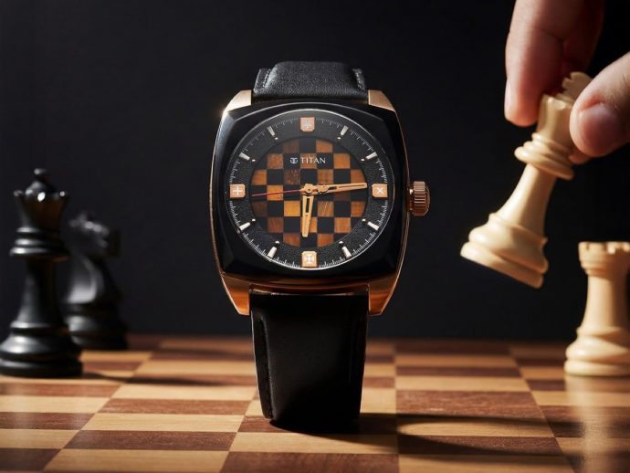 This Titan Grandmaster Watch Hides a Chessboard Inside It, and Only 500 People Can Own One