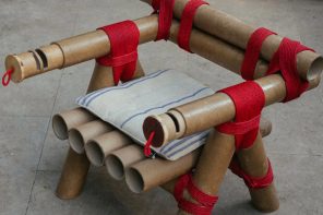 5 Products Made from Cardboard: The Bench Supports 300 Pounds