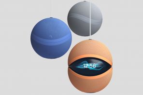 IRIS 4.0 is a Fabric-Covered Smart Speaker Orb That Watches from Above