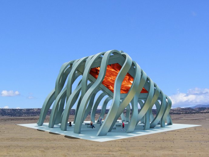 Lie Under This Solar Roof and Watch the Sun Move in Real-Time