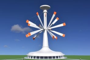 Michael Jantzen Just Turned Solar into a 16-Arm Moving Sculpture