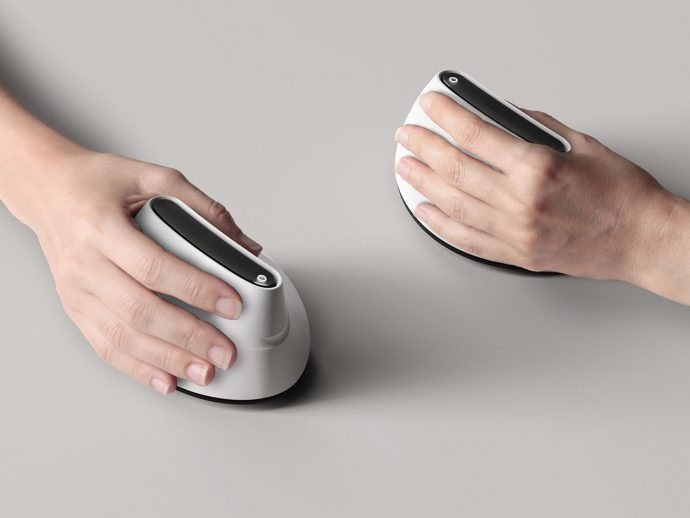 OLOID ergonomic mouse is designed for hassle-free ambidextrous switching