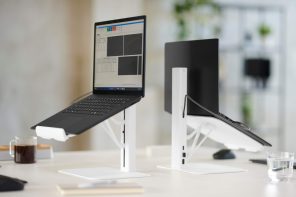 Stop Hunching Over Your Laptop: This Stand Has a USB Hub Built In
