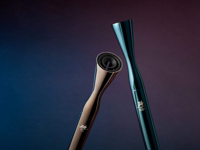 The 2026 Olympic Torch That Knows When to Disappear