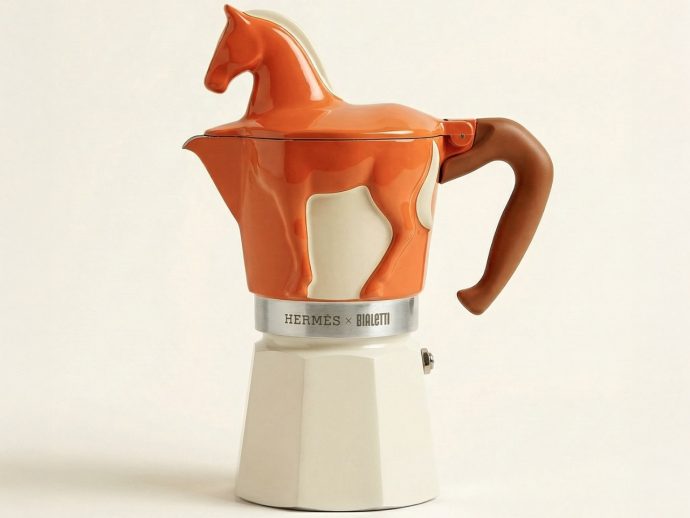 This Hermès x Bialetti Moka Pot Concept Has No Business Looking This Good