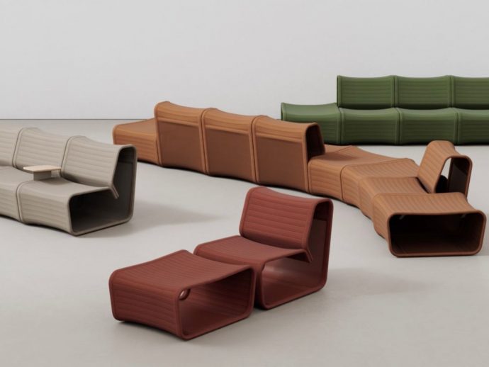The Knit Chair That Rewrites Comfort by Subtracting Instead of Adding