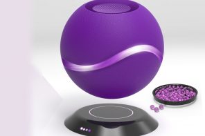 This Aroma Diffuser Orb Floats Above Its Base and Glows at Your Touch