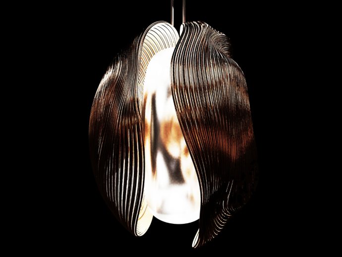 This Award-Winning Lamp Is Made From Millions of Metal Threads