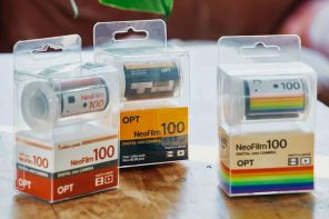 This Camera roll with concealed shooting lens is a fun novelty for geeks