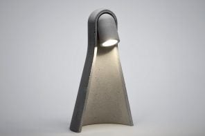 This Concrete Lamp Looks Calm and Rounded, not Brutalist