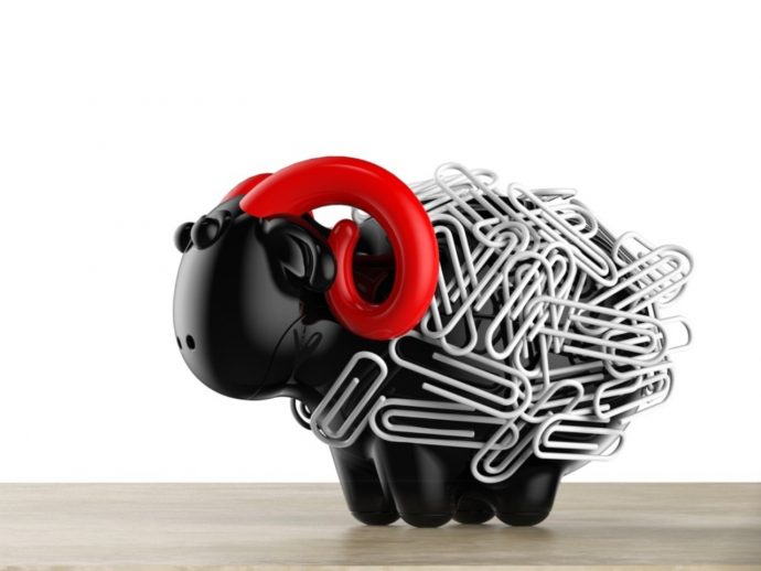 This Designer Just Made Paper Clips Adorable With A Magnetic Tabletop Sheep