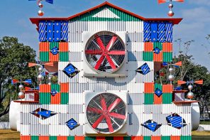 This House-Sized Clock Glows and Chimes Every 15 Minutes