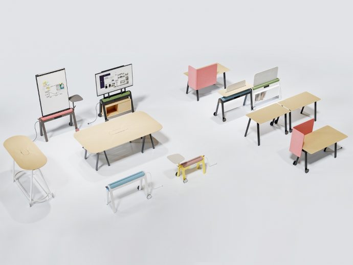 This Modular Furniture System Rolls With Your Workflow
