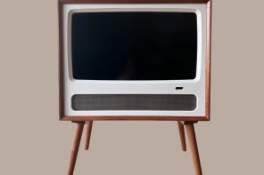 Why Your Boring Black TV Deserves This Retro Wooden Upgrade