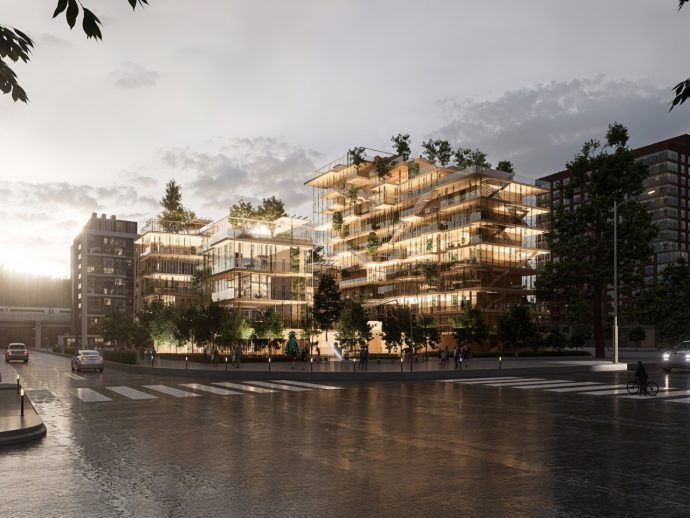 This Self-Sustaining Building in China Grows Food on Every Floor, And It Was Built On A Farmland Plot