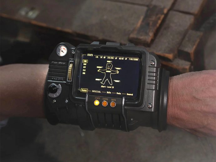 Bethesda Made a Real Pip-Boy Wearable for $299 and It Even Has a Radiation Detector