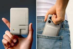 Spigen Made a MagSafe Wallet That Looks Like a 1984 Mac and It’s Hard to Argue With